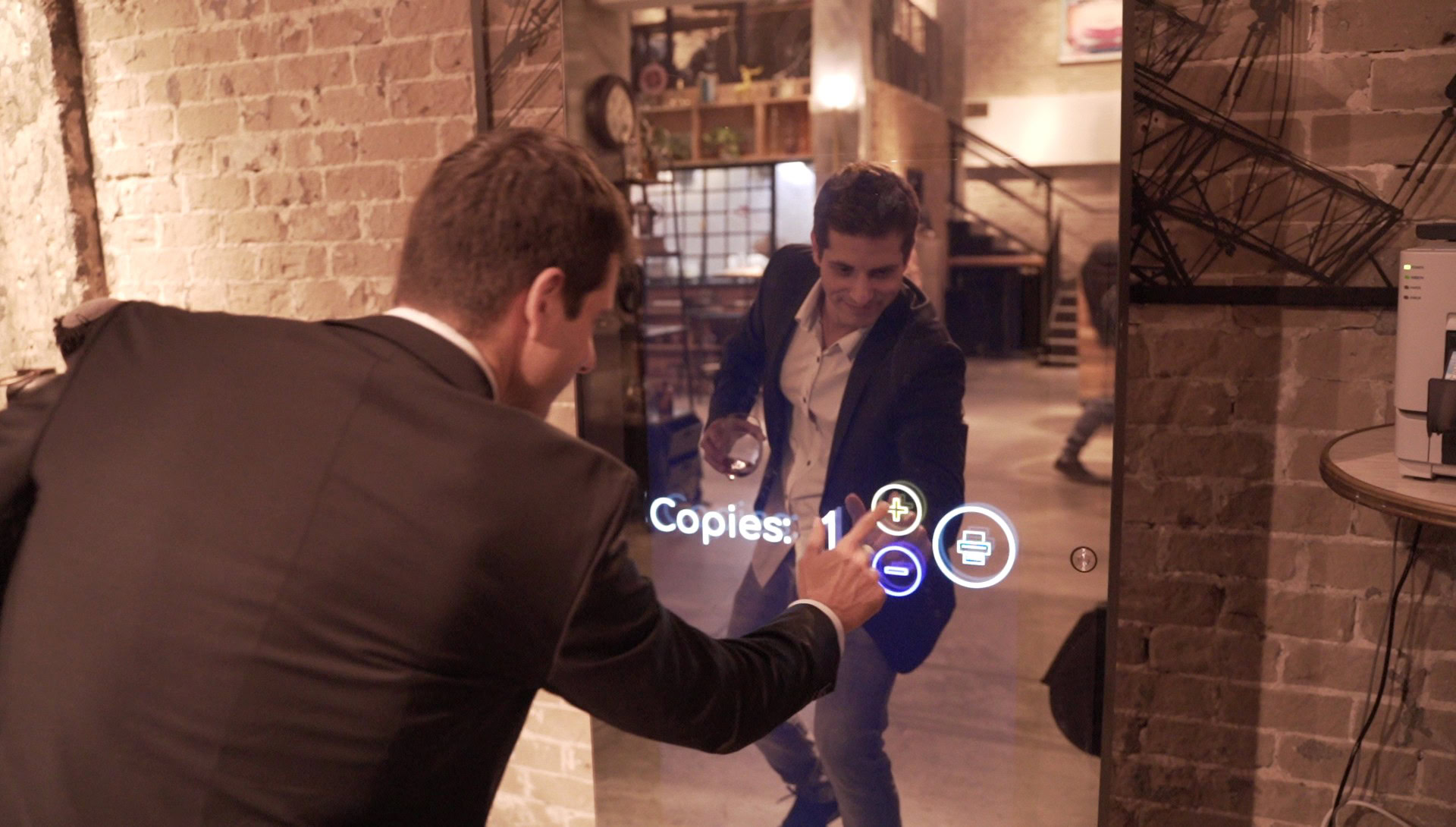 Multi-Touch Mirror Interface - TriVision Event Production