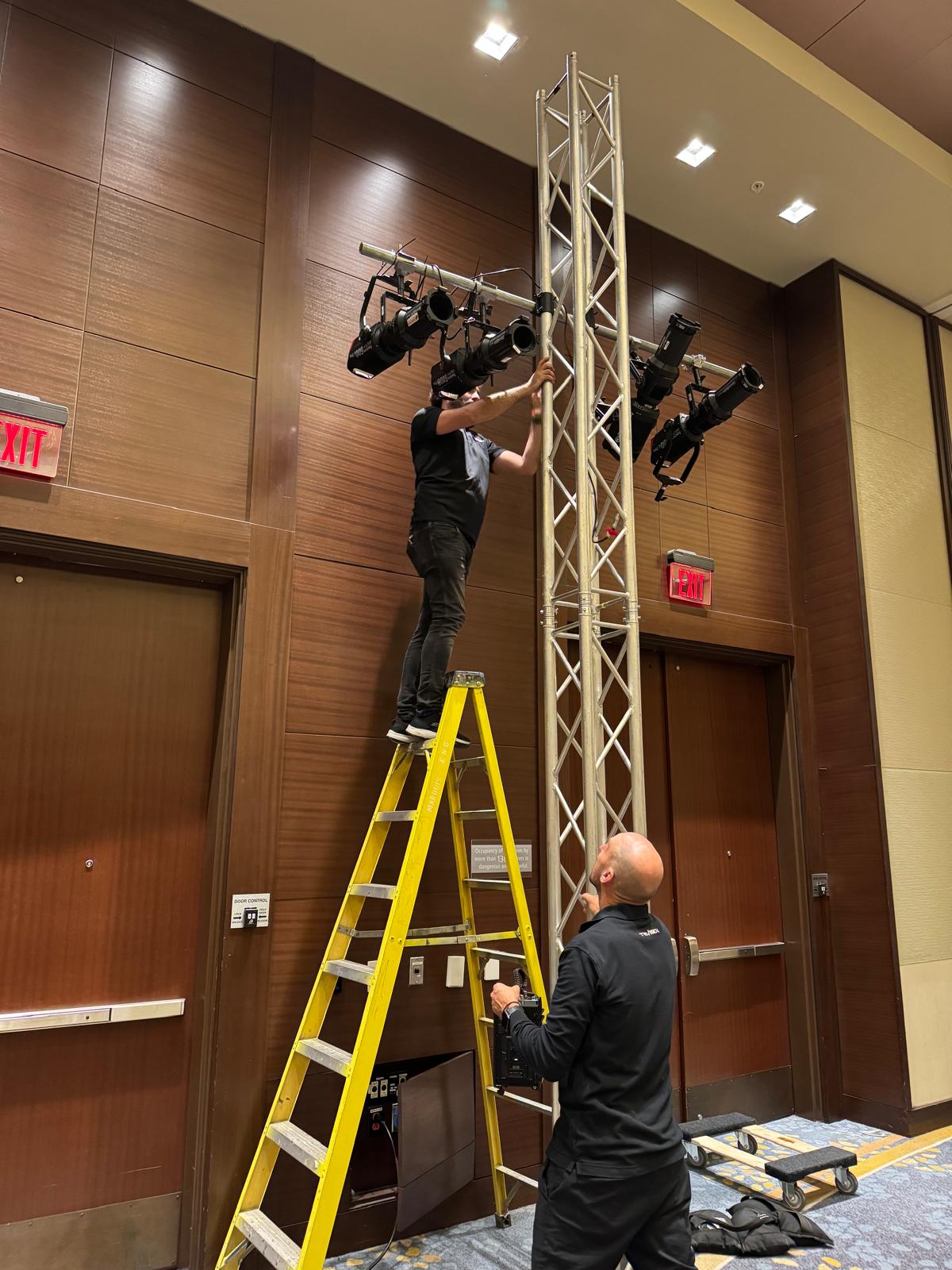 Event Lighting Rental with Crew - TriVision Event Production